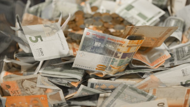 bankovky, papírové, eura